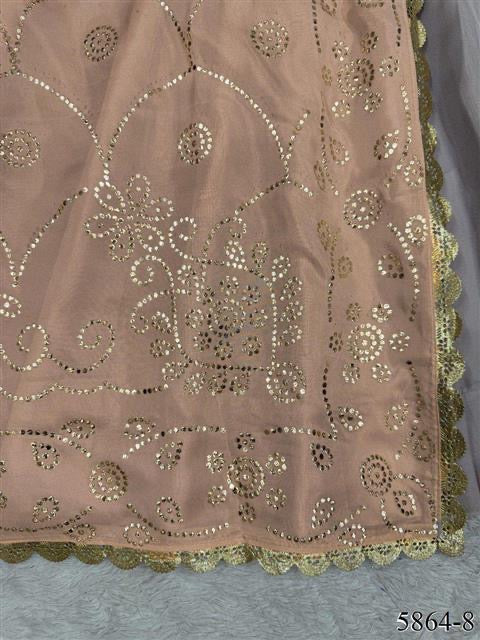 Premium Tabby Organza Palazzo Set With Dupatta