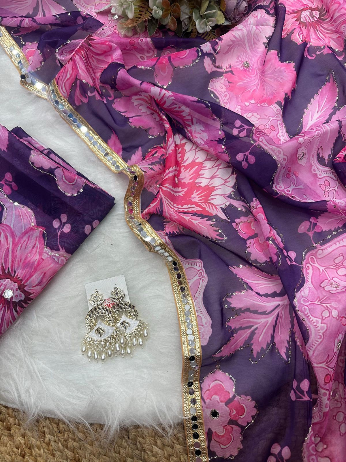 Tebby Silk Digital Print Saree