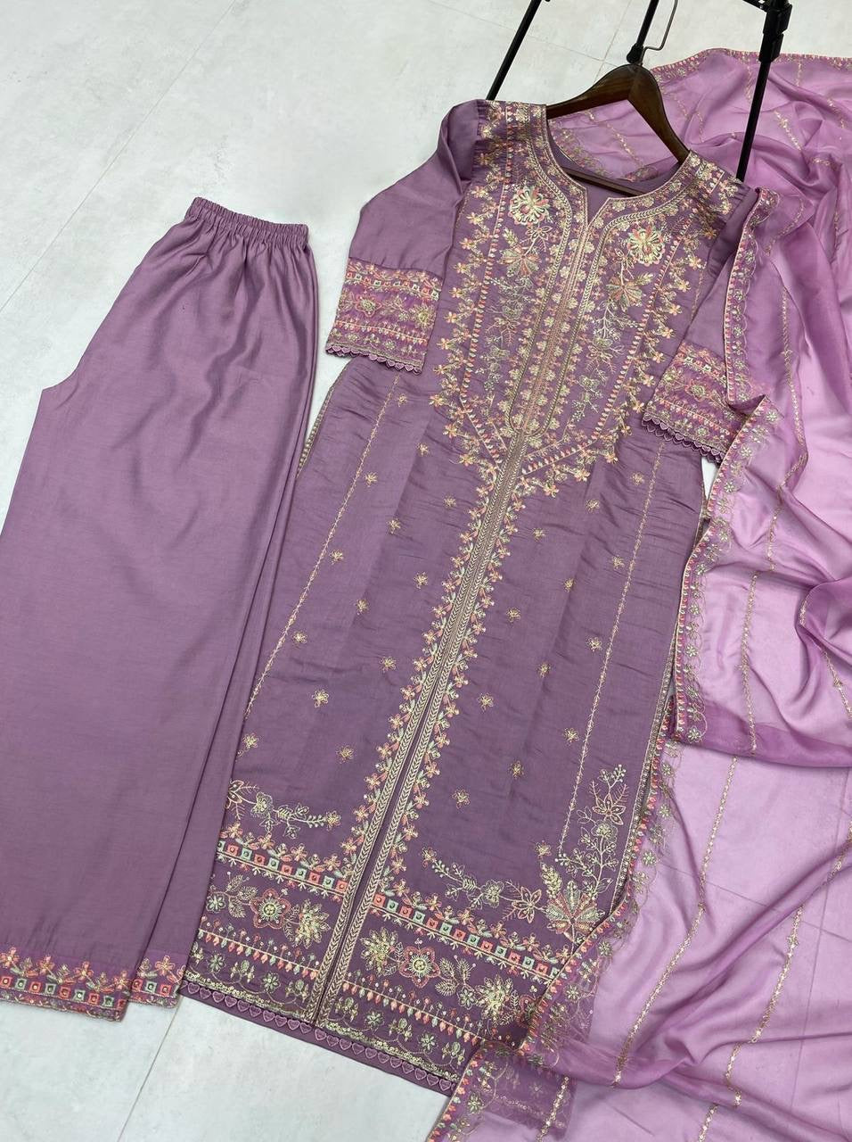 Roman Silk Palazzo Set