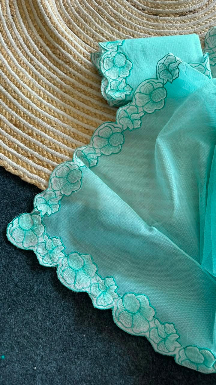Classy & Elegant Look Soft Kota Doriya fabric South Style
