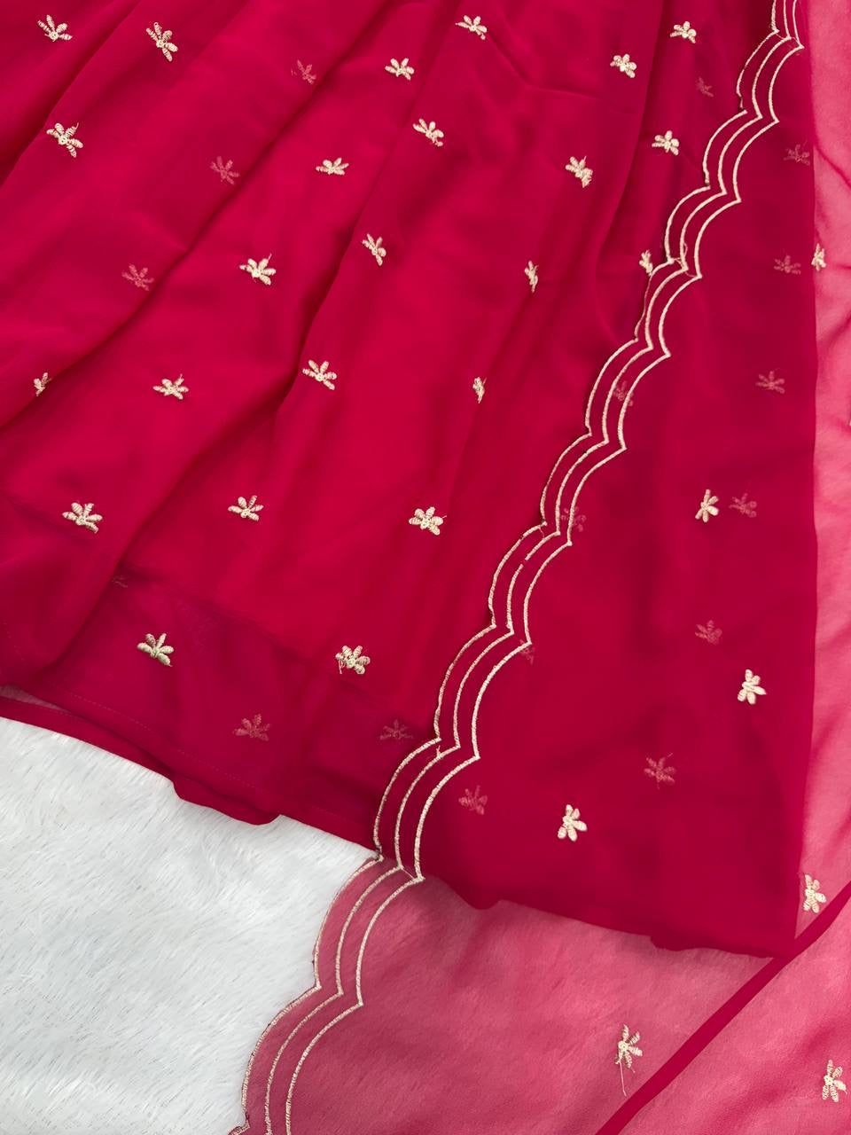 PRESENTED OUR NEW SEQUENCE EMBROIDERED GOWN