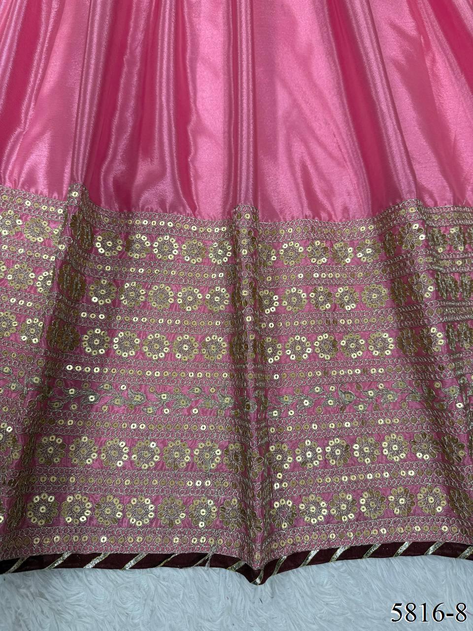 Chinnon Silk Flared Gown Set