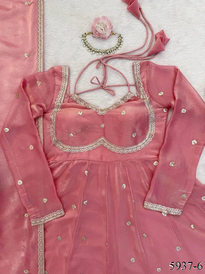 Fendy Silk Anarkali Set