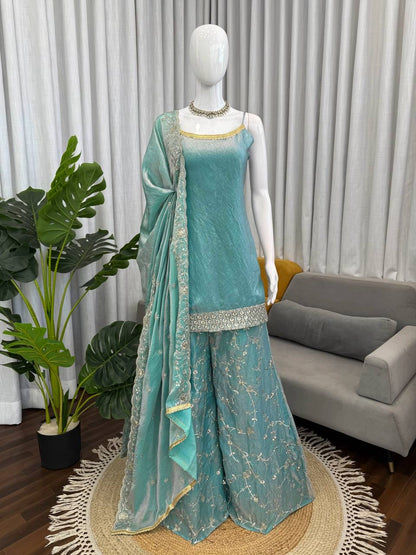 Party Wear Sharara Set
