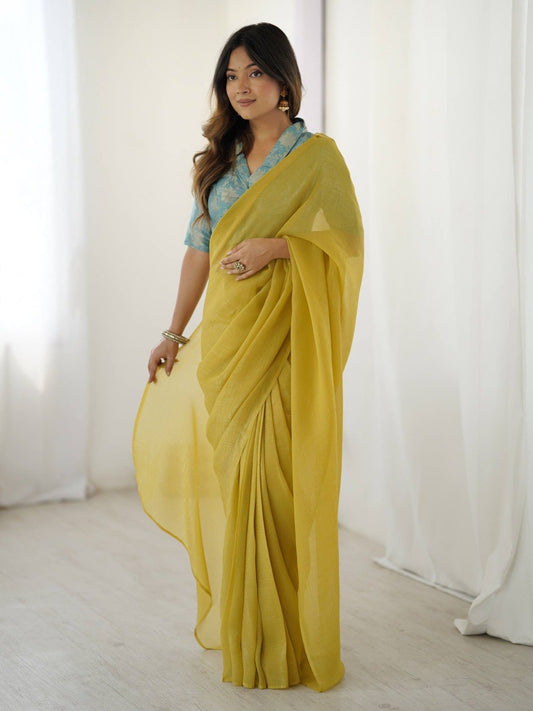 Sparkle Silk Ready-to-Wear Saree