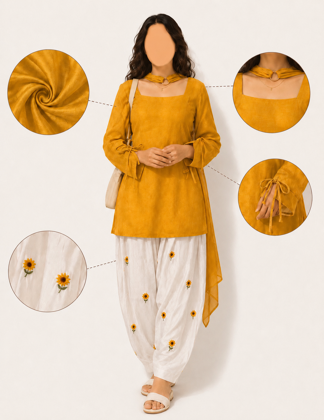 Premium Roman Cotton Farshi Salwar Set With Mal Cotton Dupatta