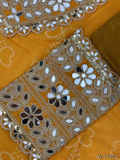 Premium Faux Georgette Embroidered Anarkali Set With Bustier & Pant