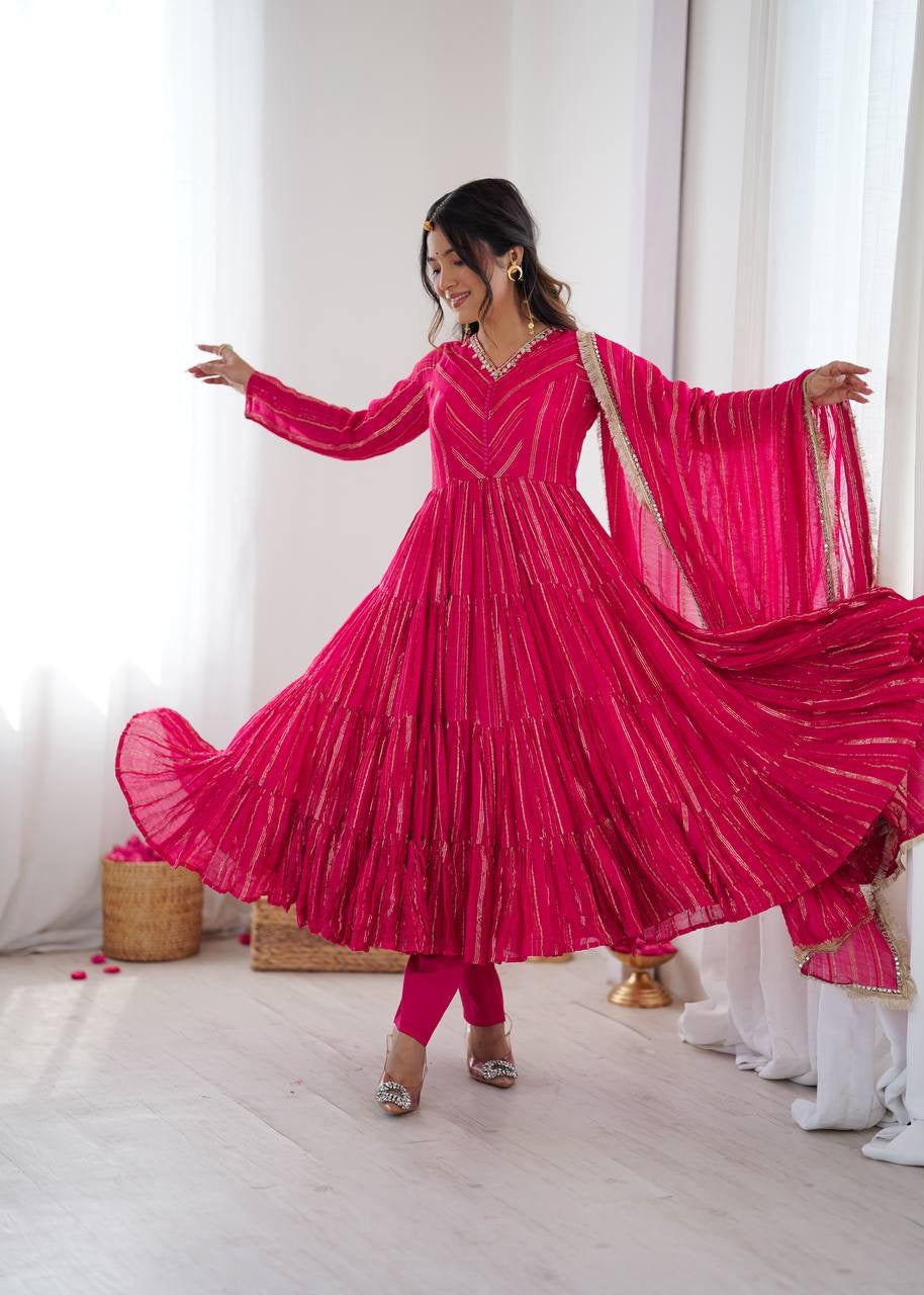 Festive Twirl Anarkali Set