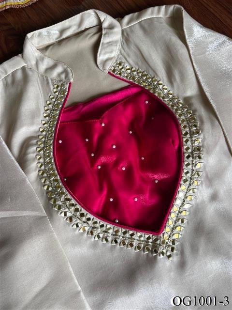 Roman Glass Silk Bustier Set