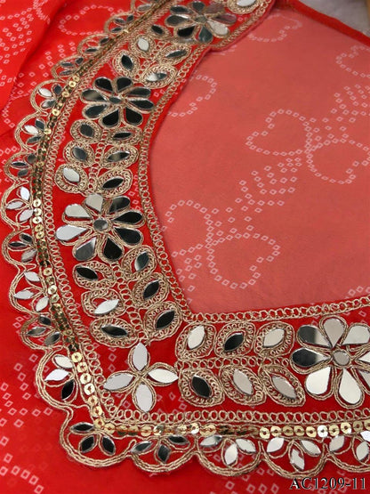Premium Faux Georgette Embroidered Anarkali Set With Bustier & Pant