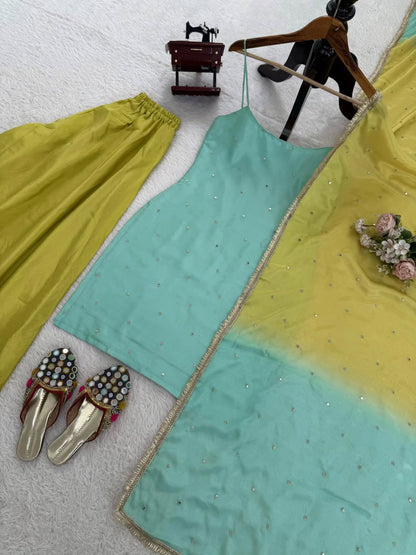 Chinon Silk 3-piece ethnic set