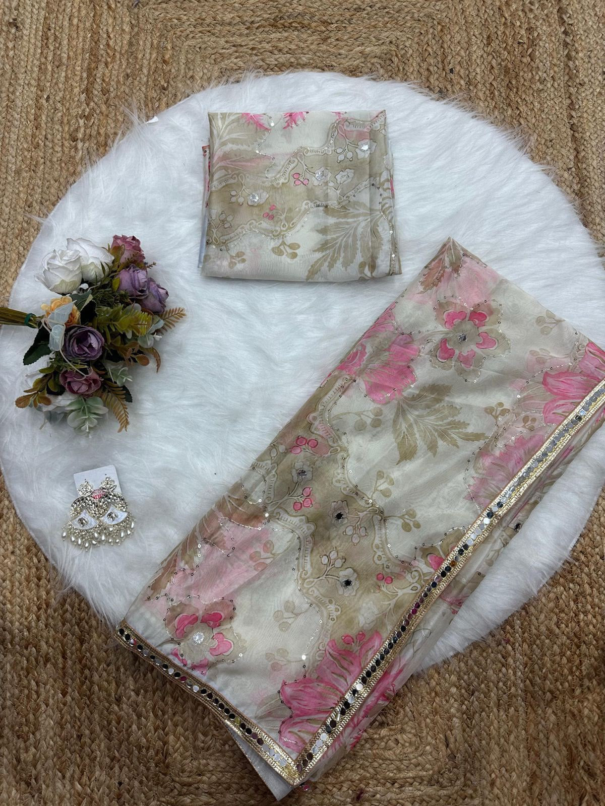Tebby Silk Digital Print Saree