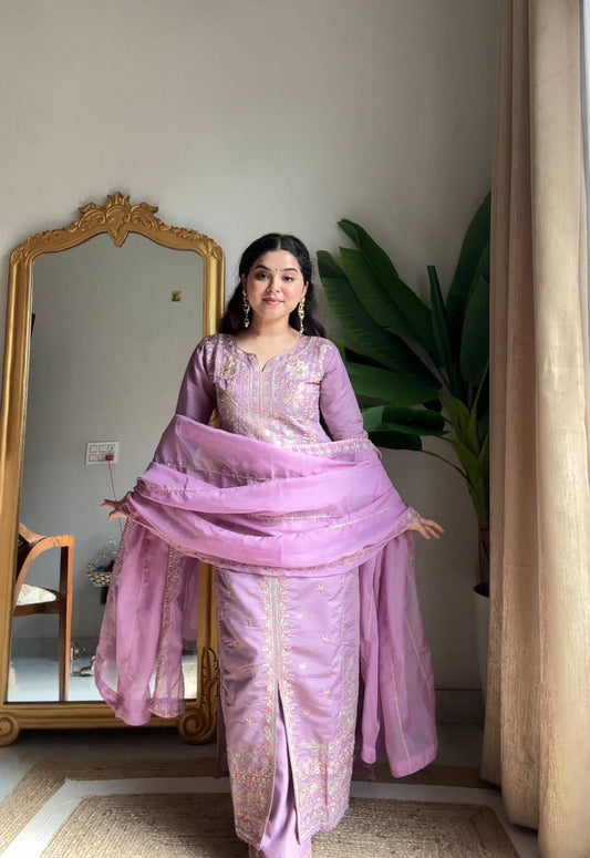 Roman Silk Palazzo Set