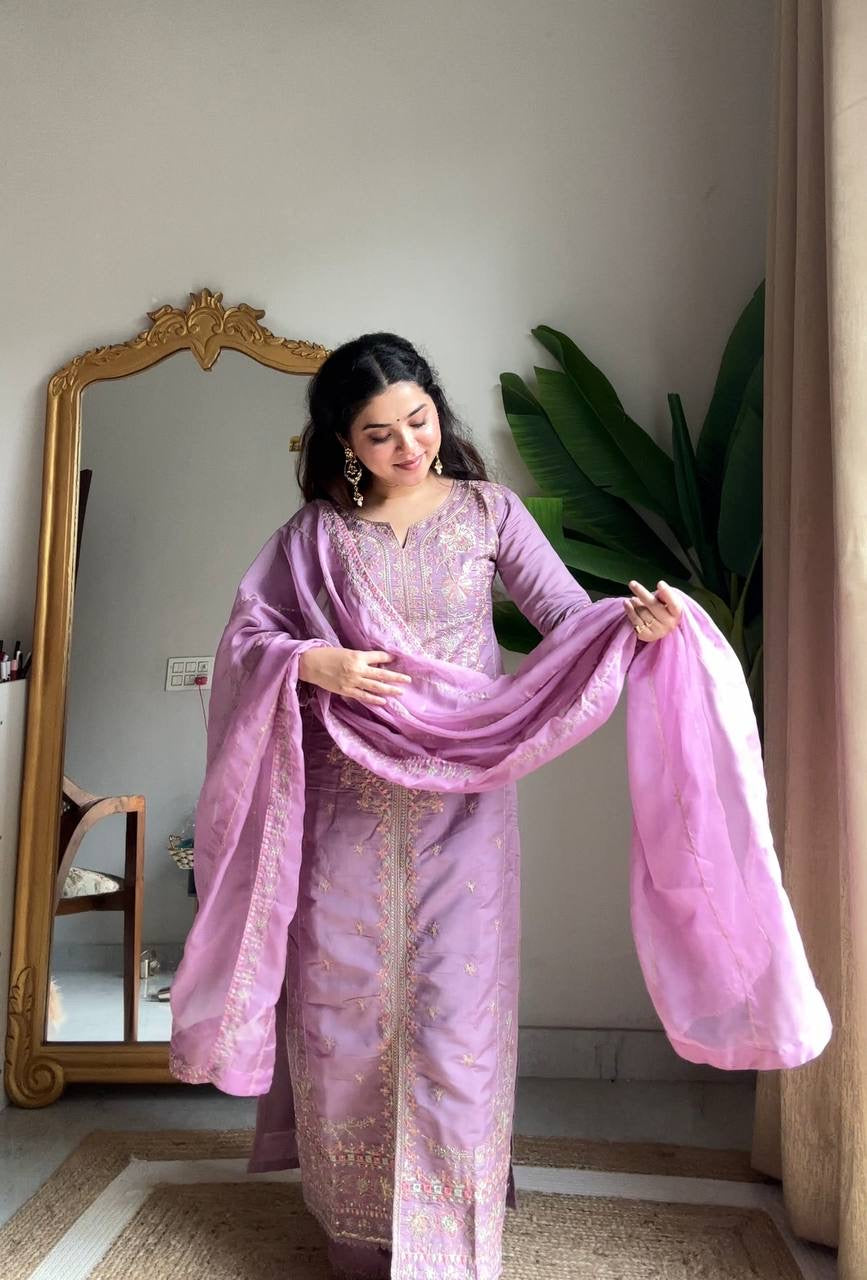 Roman Silk Palazzo Set