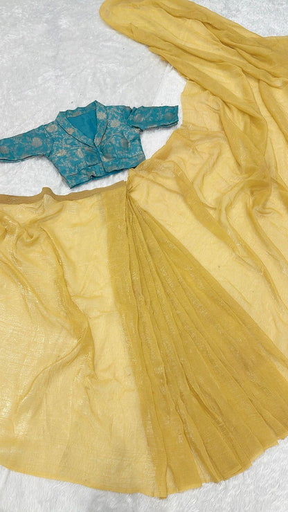 Sparkle Silk Ready-to-Wear Saree