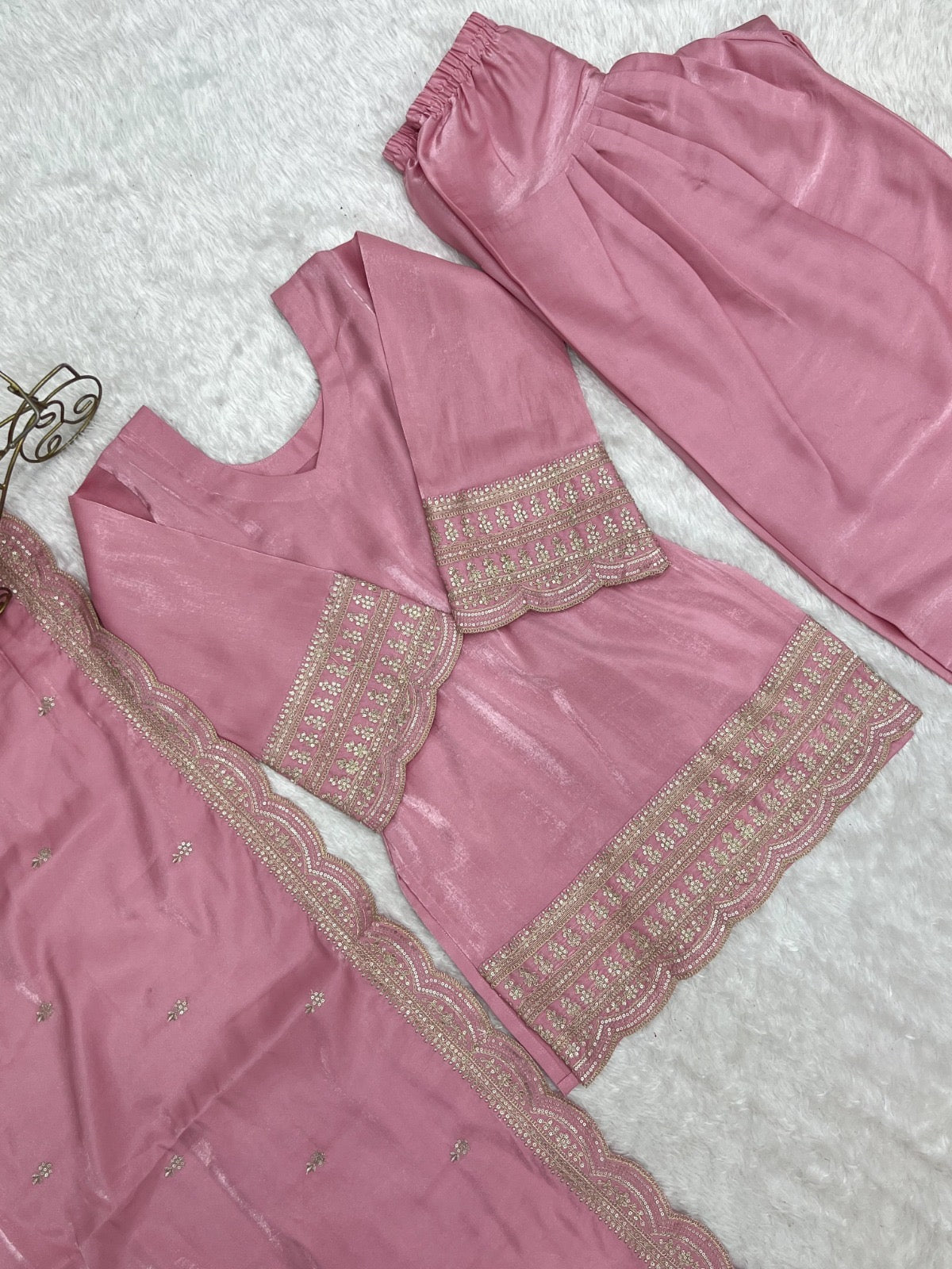 Glass Roman Silk Farshi Set