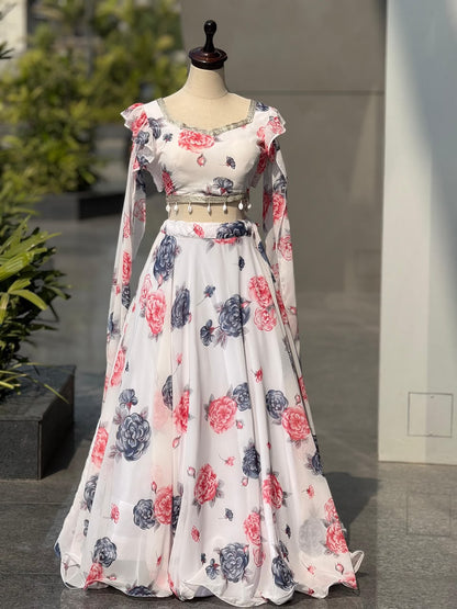 kalamkari lehenga Design