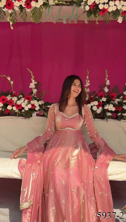 Fendy Silk Anarkali Set