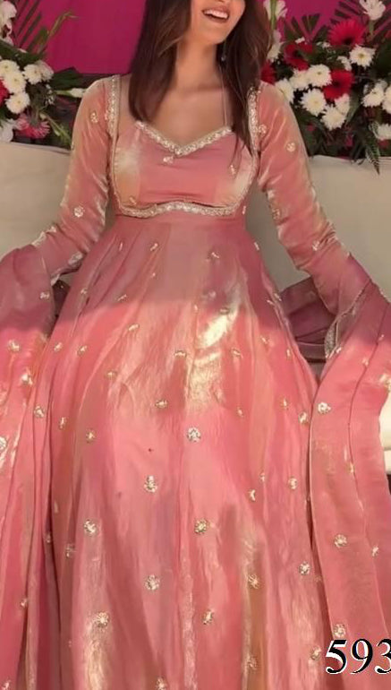Fendy Silk Anarkali Set