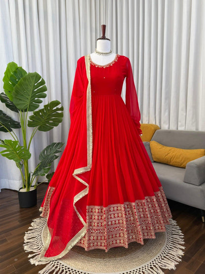 Royal Georgette Anarkali Set