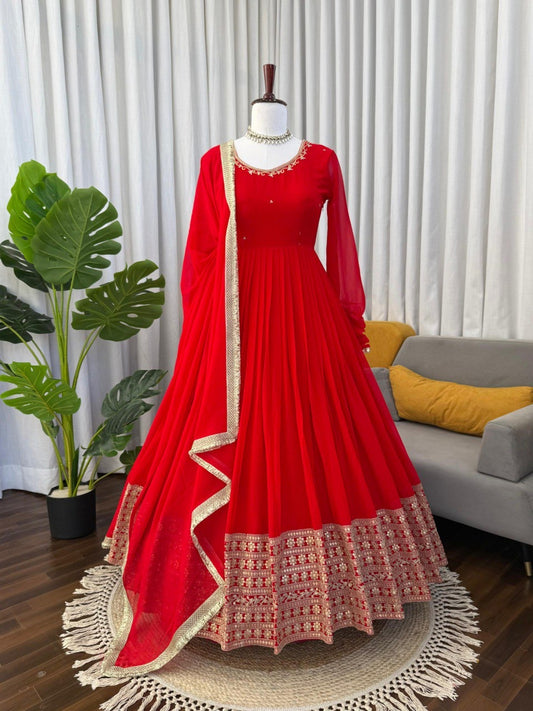 Royal Georgette Anarkali Set
