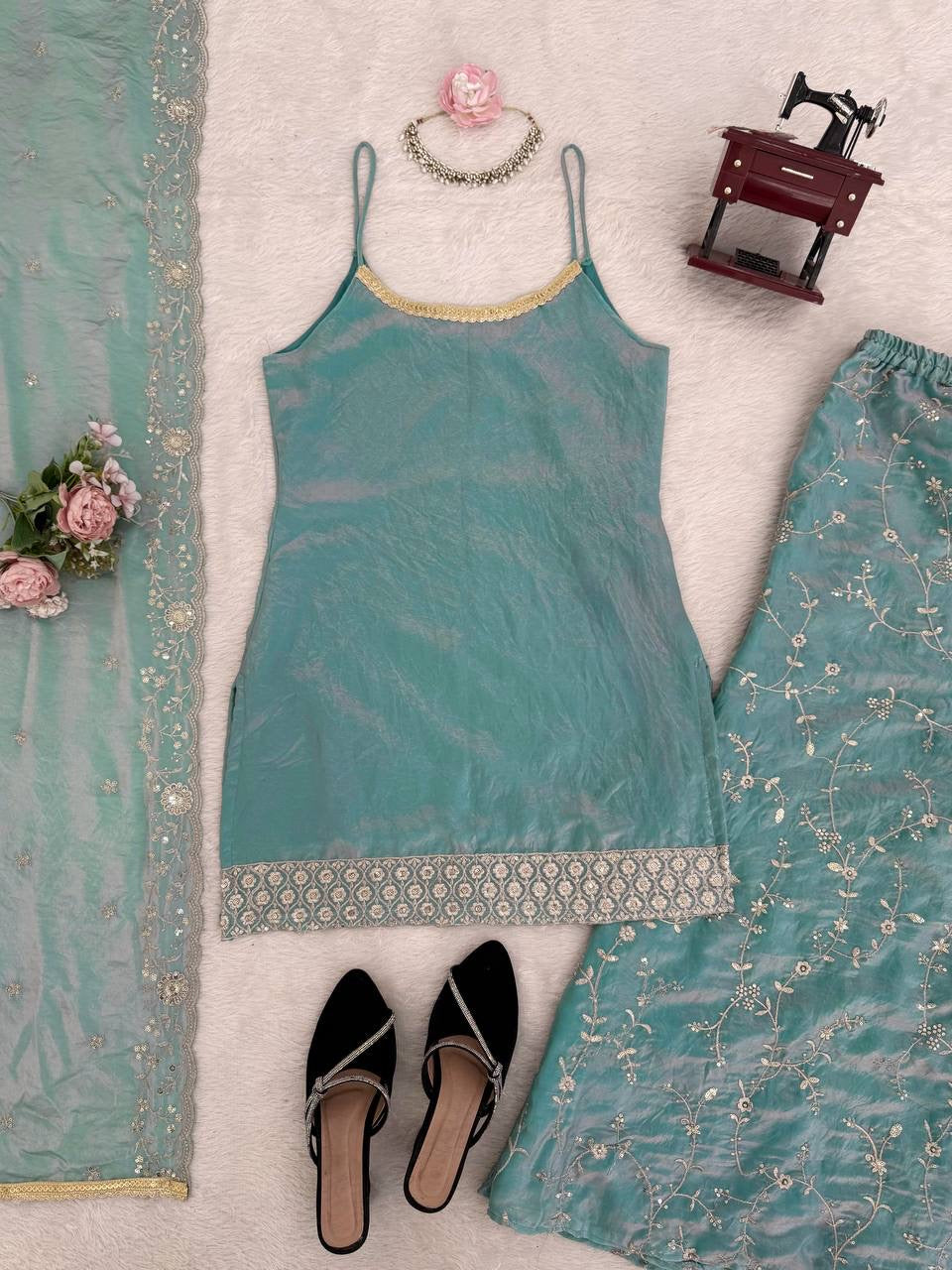 PARTY WEAR SHARARA SET