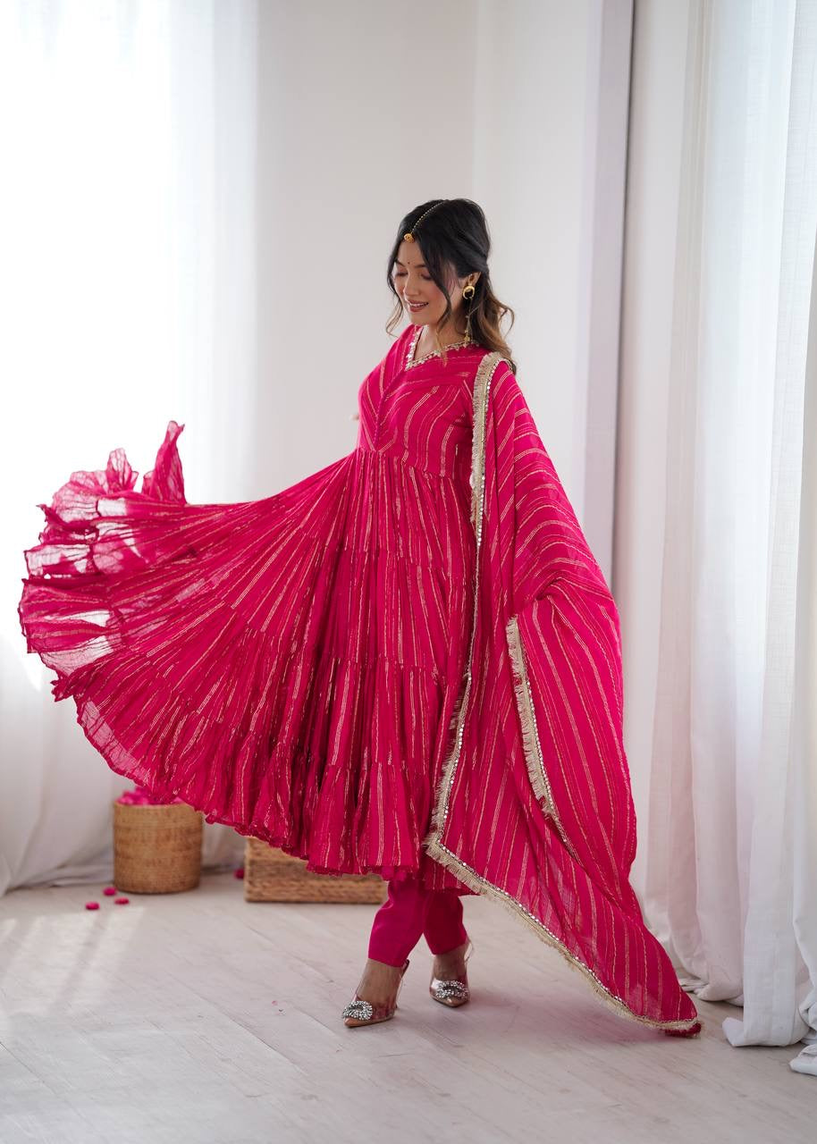 Festive Twirl Anarkali Set