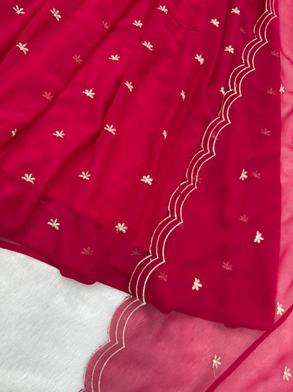 PRESENTED OUR NEW SEQUENCE EMBROIDERED GOWN