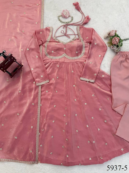 Fendy Silk Anarkali Set