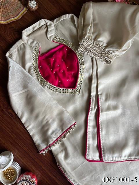 Roman Glass Silk Bustier Set