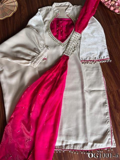 Roman Glass Silk Bustier Set
