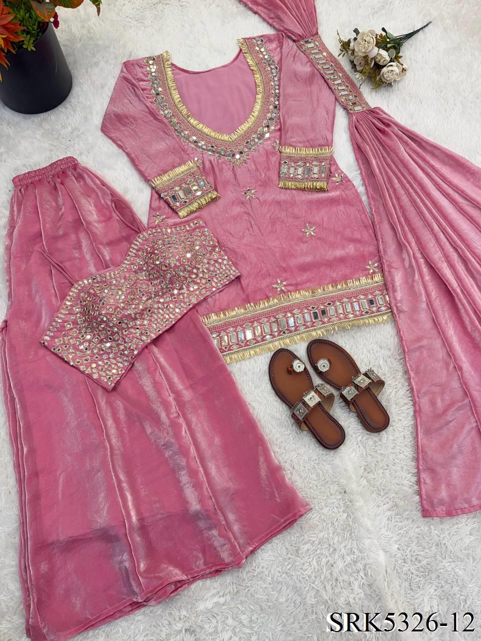 Viral Real Mirror Bustier Set