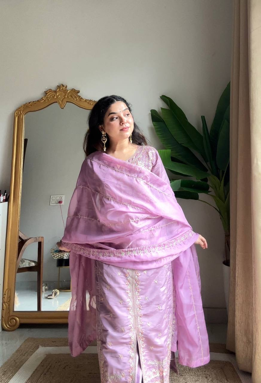 Roman Silk Palazzo Set