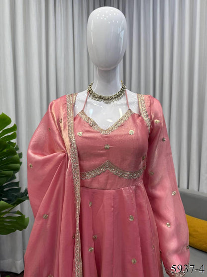 Fendy Silk Anarkali Set