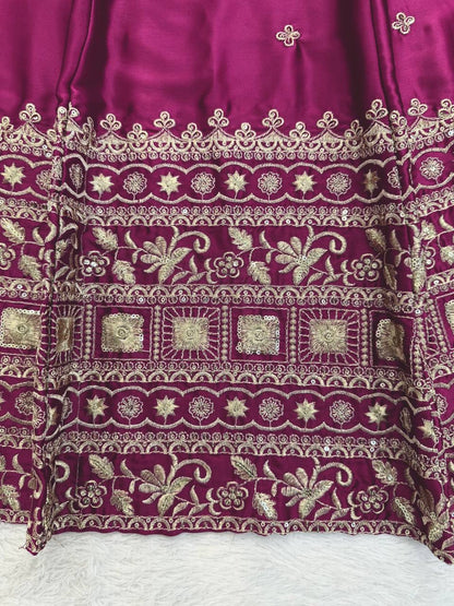 Japan Satin Lehenga Set