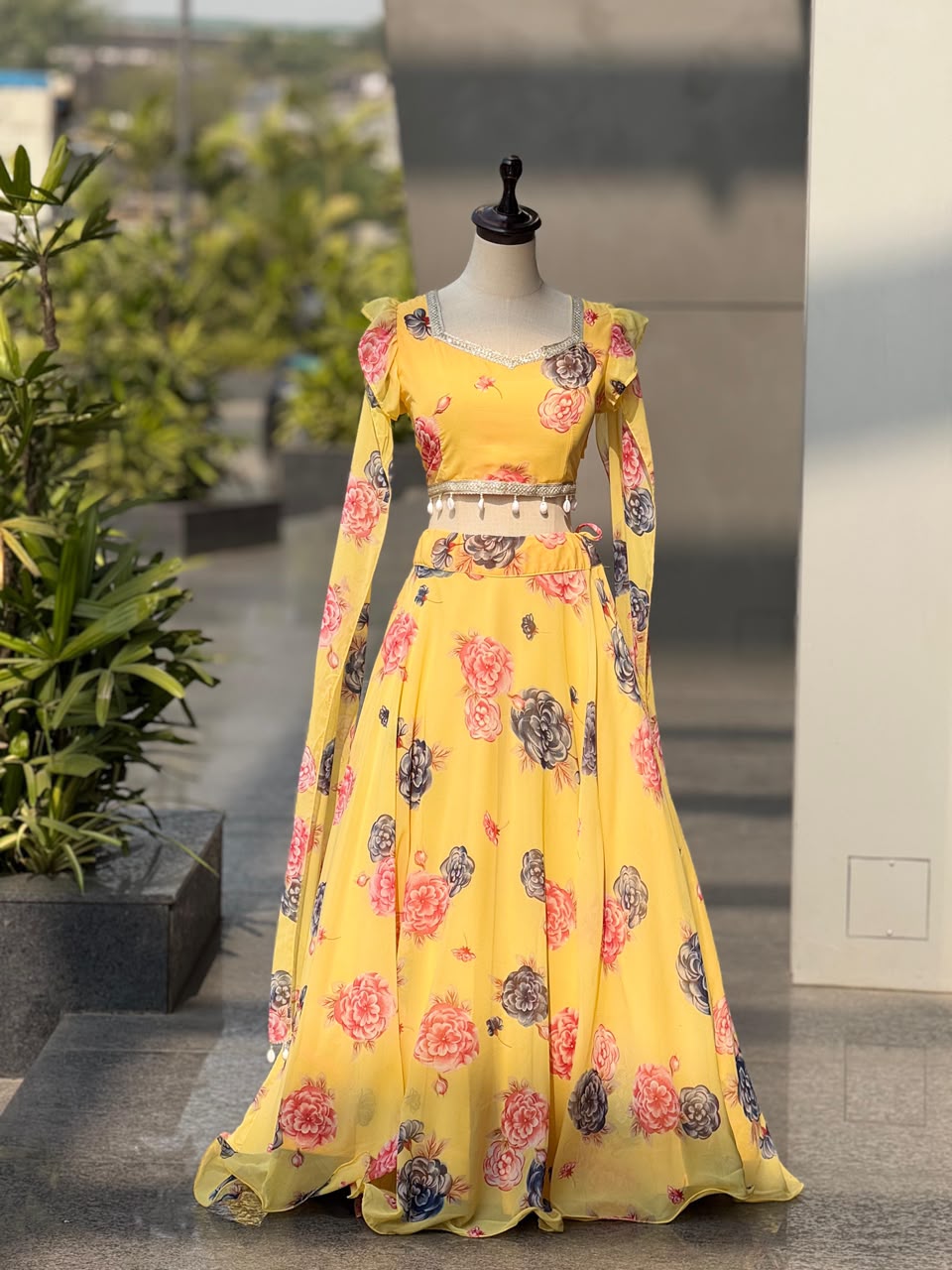 kalamkari lehenga Design