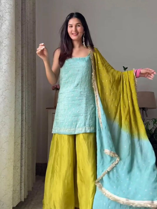 Chinon Silk 3-piece ethnic set