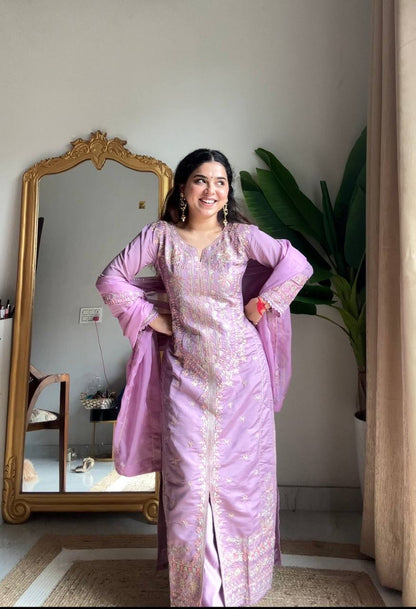 Roman Silk Palazzo Set