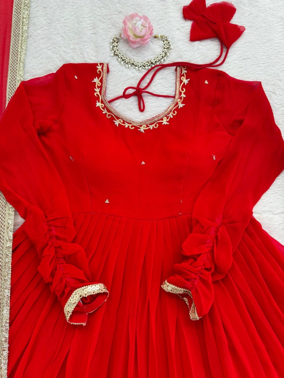 Royal Georgette Anarkali Set