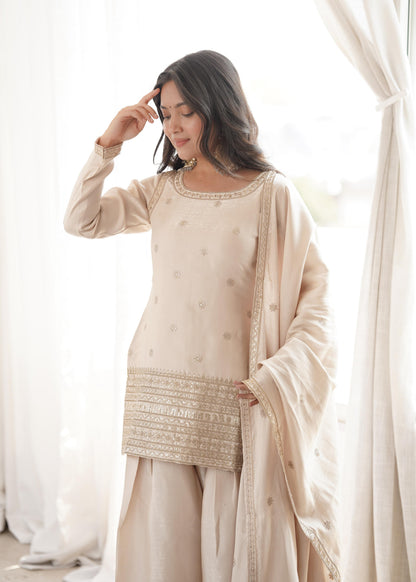 GLASS ROMAN SILK FABRIC FARSHI SHALWAR