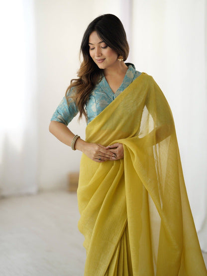 Sparkle Silk Ready-to-Wear Saree
