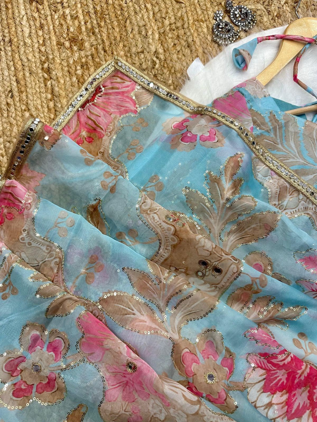 Tebby Silk Digital Print Saree