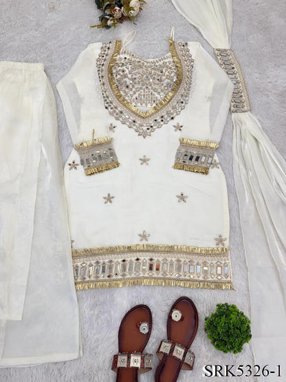 Viral Real Mirror Bustier Set