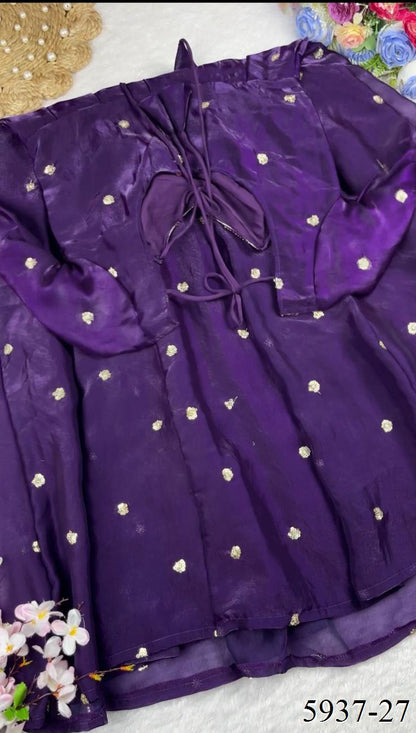 Fendy Silk Anarkali Set