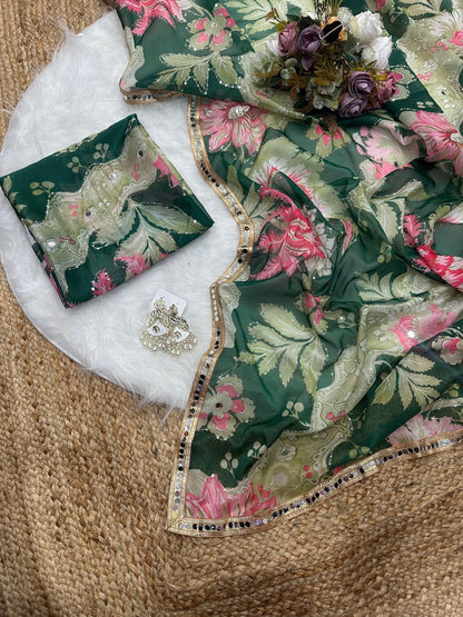 Tebby Silk Digital Print Saree