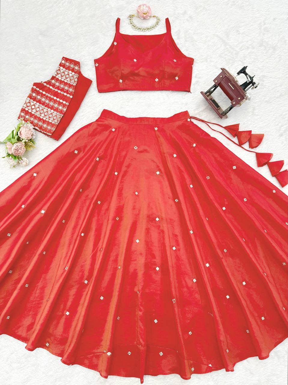 Simmer Silk Lehenga Choli With Koti