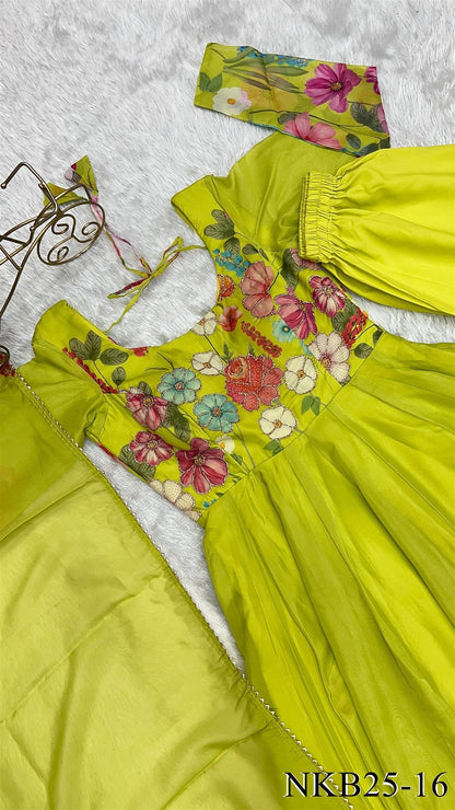 Floral Anarkali Set