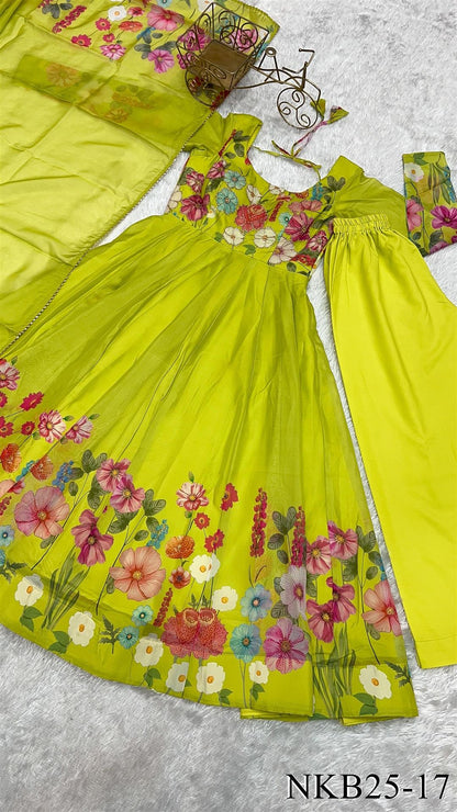 Floral Anarkali Set