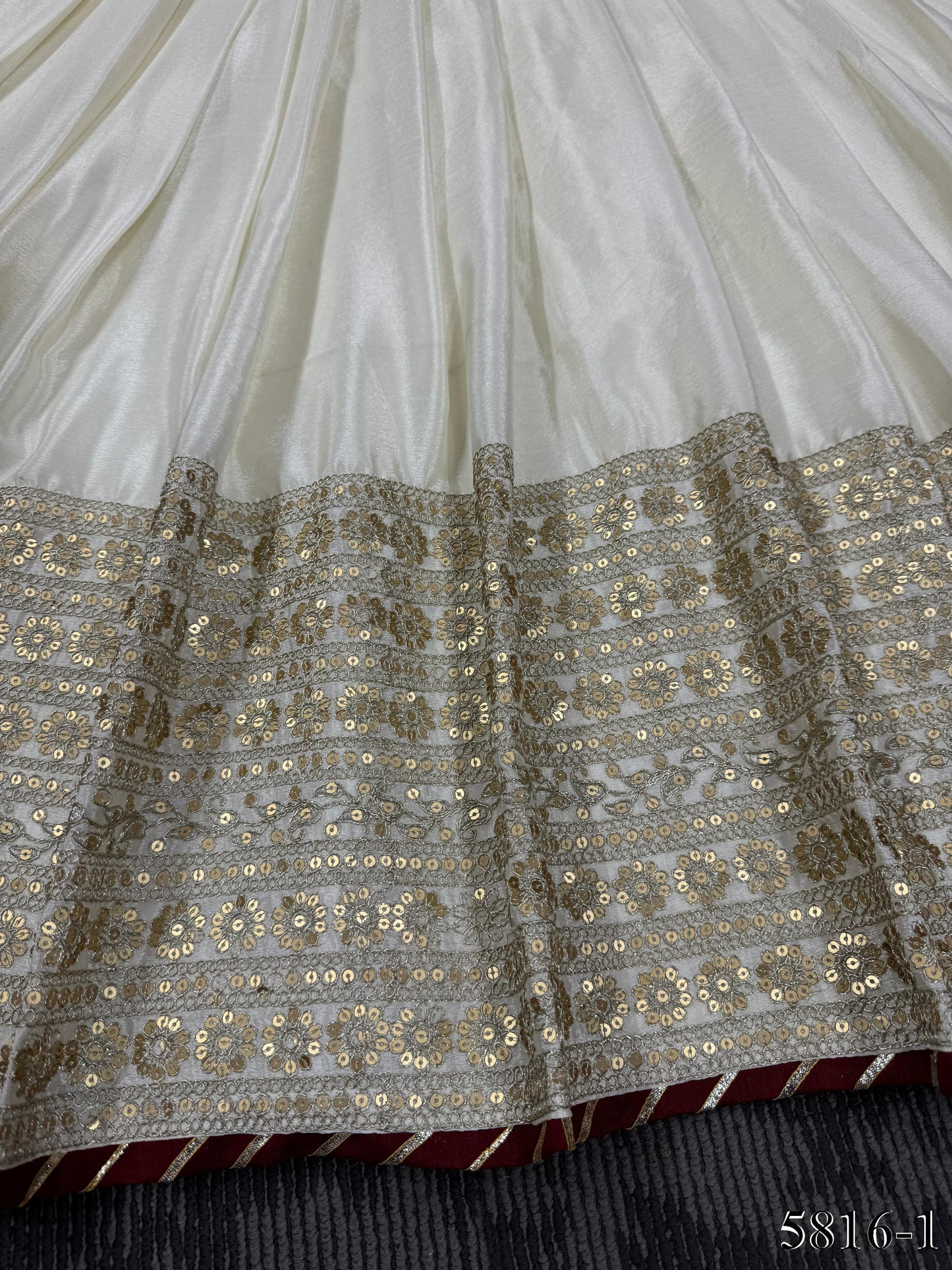 Chinnon Silk Flared Gown Set