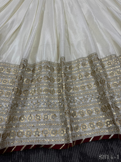 Chinnon Silk Flared Gown Set
